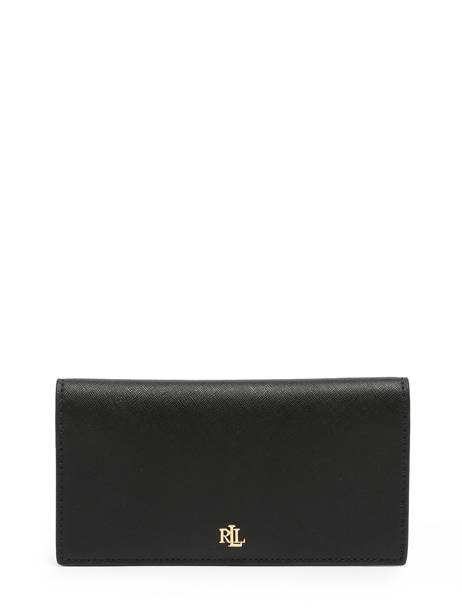 Portefeuille Leder Lauren ralph lauren Zwart dryden 371777